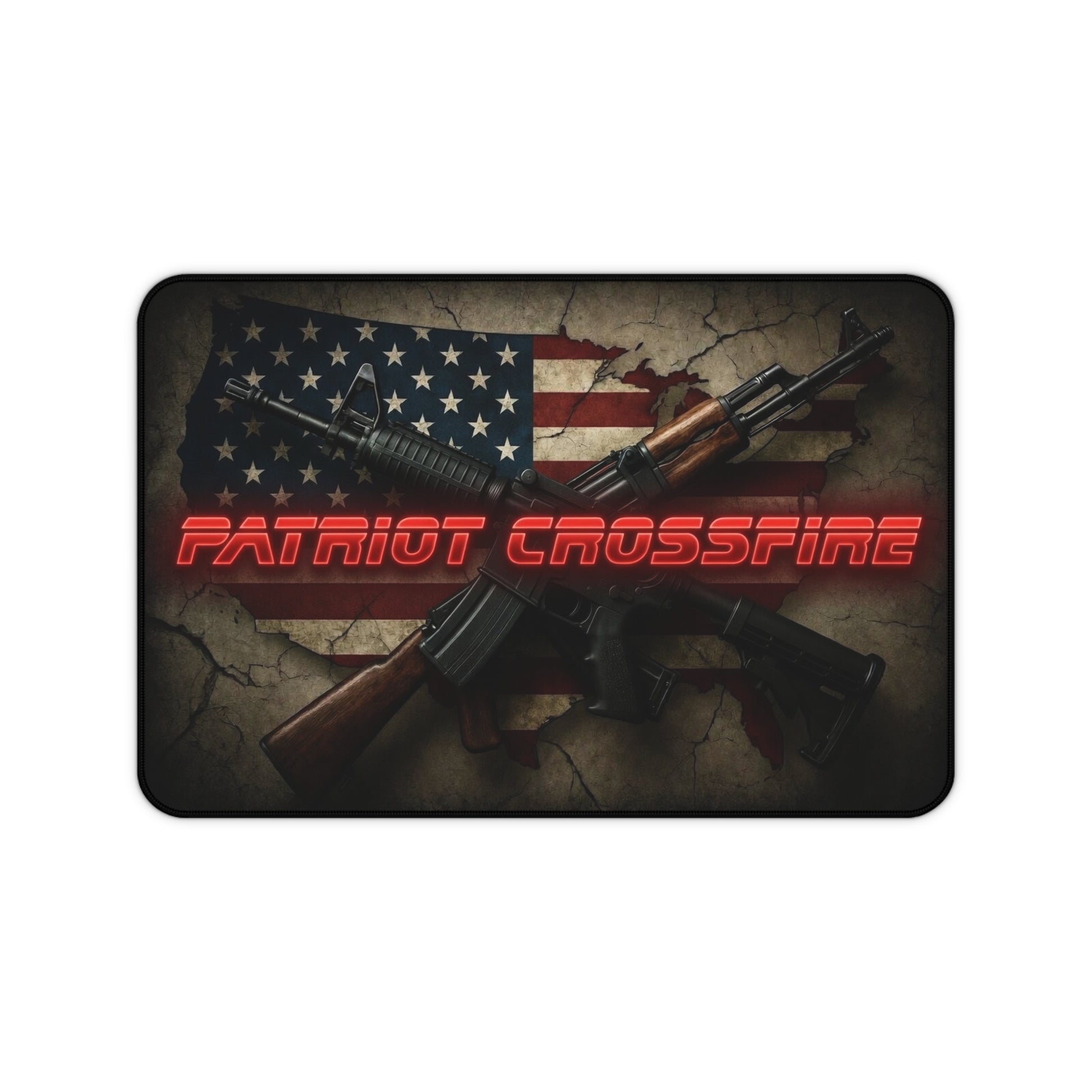 Patriot Crossfire Desk Mat