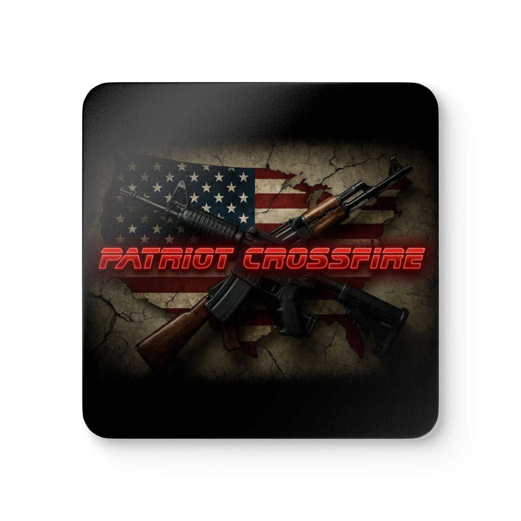 Patriot Crossfire Cork Coaster Set
